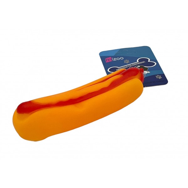 ΠΑΙΧΝΙΔΙ ΣΚΥΛΟΥ ΜΕ ΗΧΟ HOT DOG 14X4X3.5CM